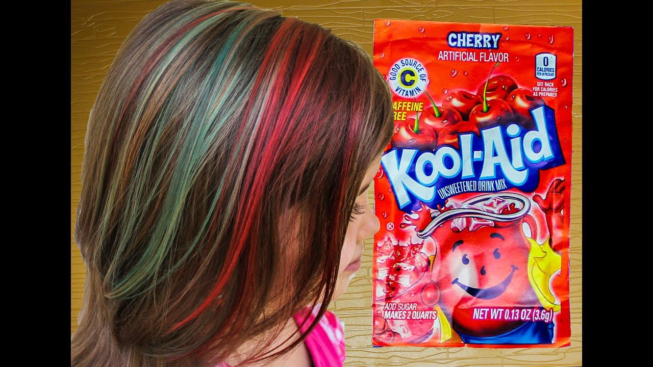 Kids Rainbow Hair
 Rainbow Kool Aid Dyed Hair for KIDS like Rainbow Dash DIY