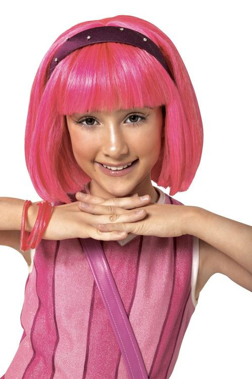 Kids Show Girl With Pink Hair
 Lazy Town dibujos