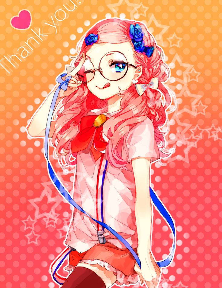 Kids Show Girl With Pink Hair
 Anime girl with pink hair blue eyes curly hair wavy