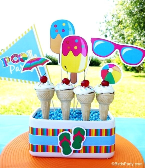 Kids Summer Pool Party Ideas
 15 best images about Pool party on Pinterest