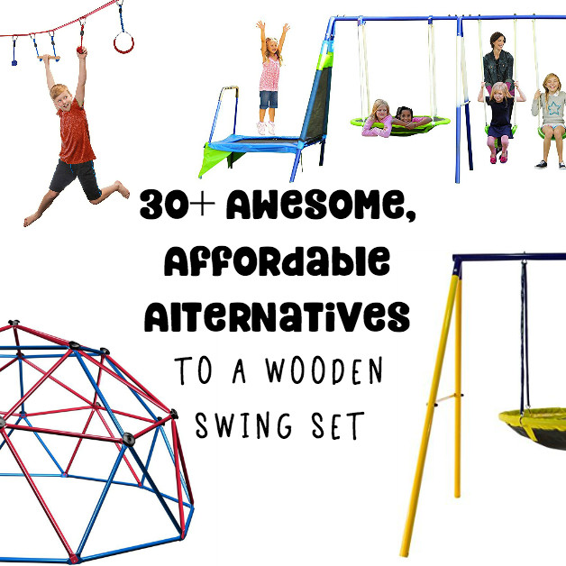 Kids Swing Stand
 30 AWESOME Alternatives to a Wooden Swing Set