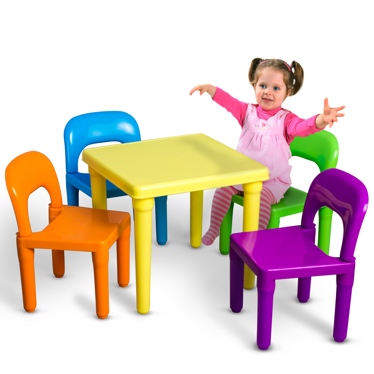 Kids Table And Chairs
 Kids Table and Chairs Play Set Toddler Child Toy Activity