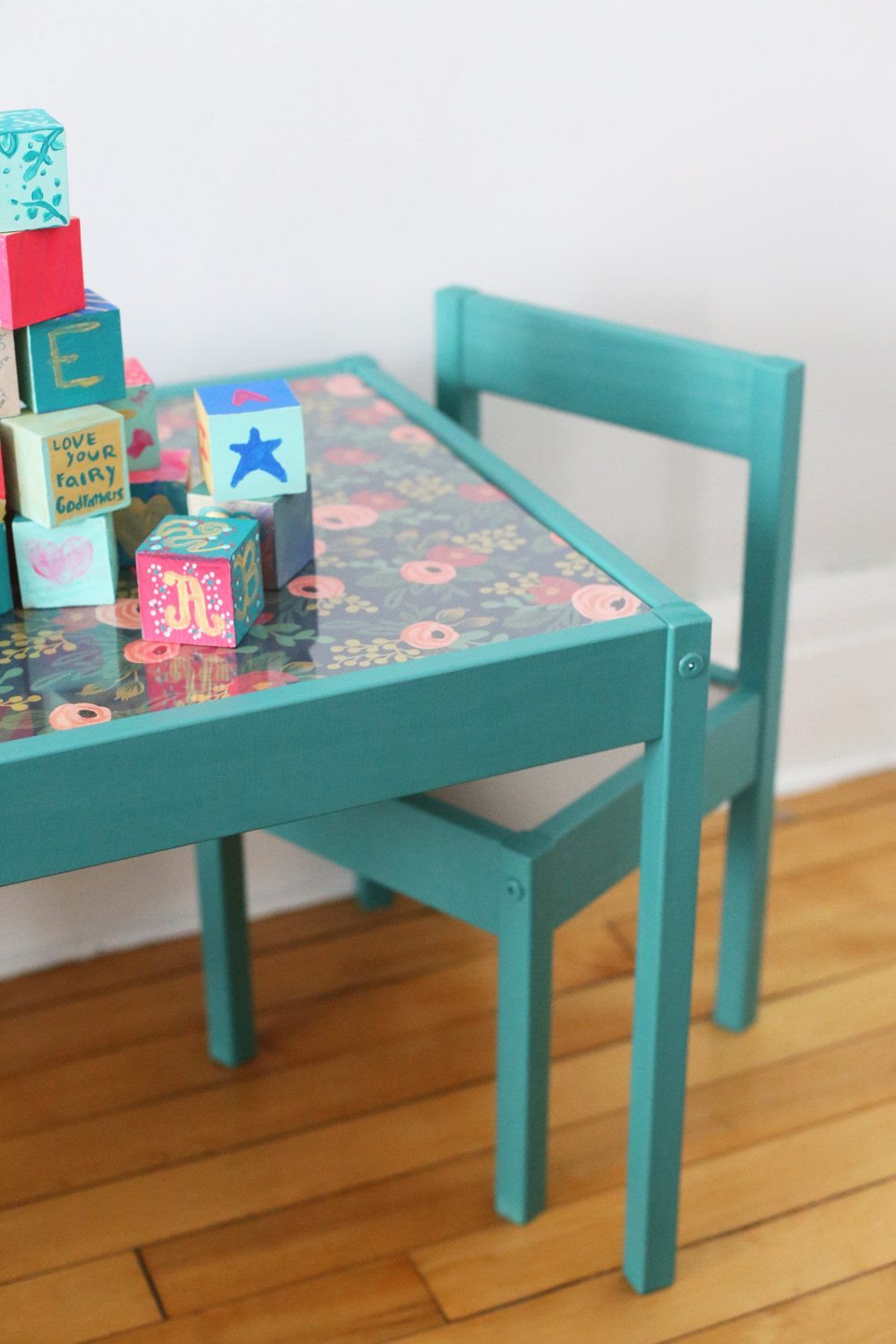Kids Table And Chairs
 DIY Kids Table Makeover The Sweetest Occasion