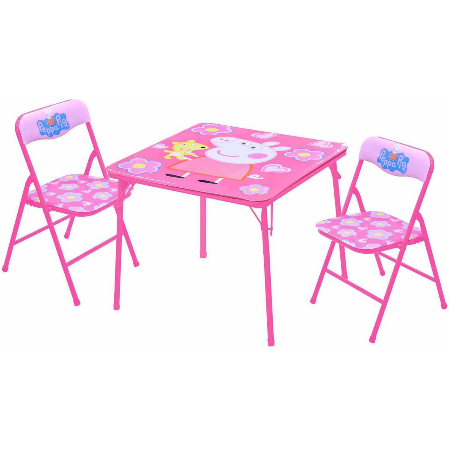 Kids Table And Chairs Walmart
 Peppa Pig Table and Chairs Set Walmart