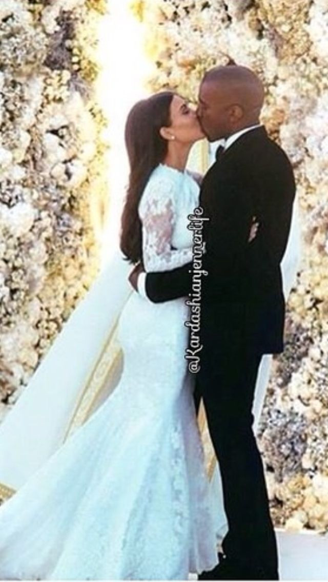Kim Kardashian Wedding Hairstyles
 34 best images about Celebrity Wedding Dresses on Pinterest
