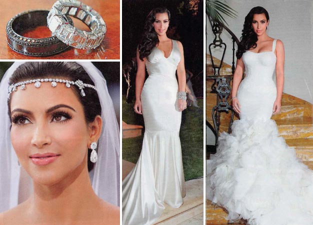 Kim Kardashian Wedding Hairstyles
 Bridal hair accessories and Jewellery vintage unique award