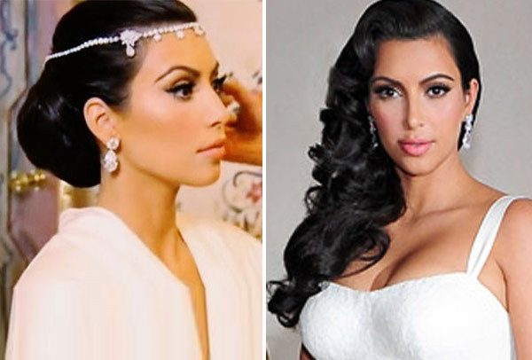 Kim Kardashian Wedding Hairstyles
 Kim Kardashian’s Wedding Day Hair — Speculation Begins