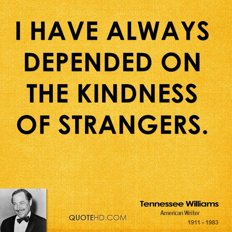 essay on the kindness of strangers