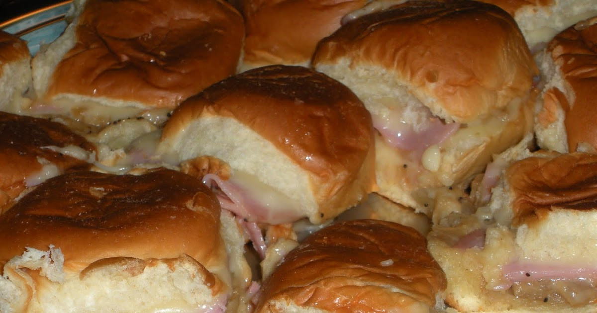 Kings Hawaiian Ham Sandwiches
 NOT A REAL HOUSEWIFE Mini Ham Sandwiches on Hawaiian Rolls