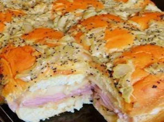 Kings Hawaiian Ham Sandwiches
 kings hawaiian baked ham swiss sandwiches Recipe 5