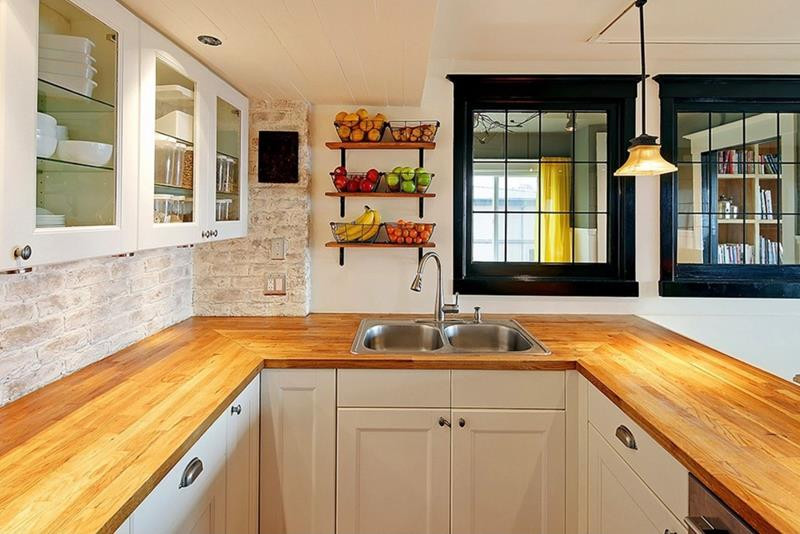 Kitchen Cabinet Counters
 25 Kitchens with Stunning Wood Counters Page 4 of 5