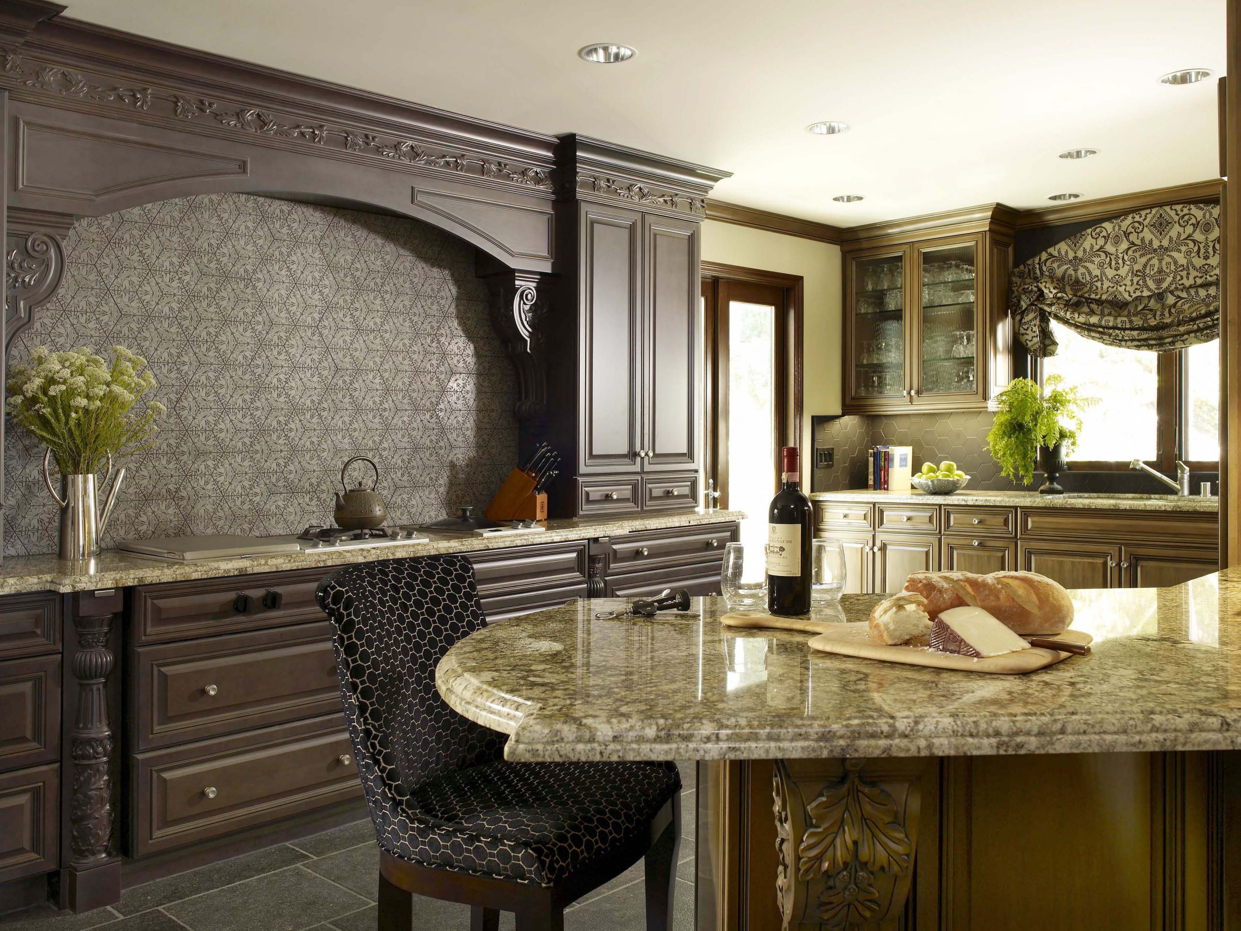 Kitchen Cabinet Counters
 Beautiful slate kitchen countertops