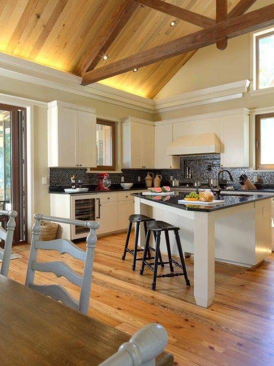 35 Excellent Kitchen island attached to Wall - Home, Family, Style and ...