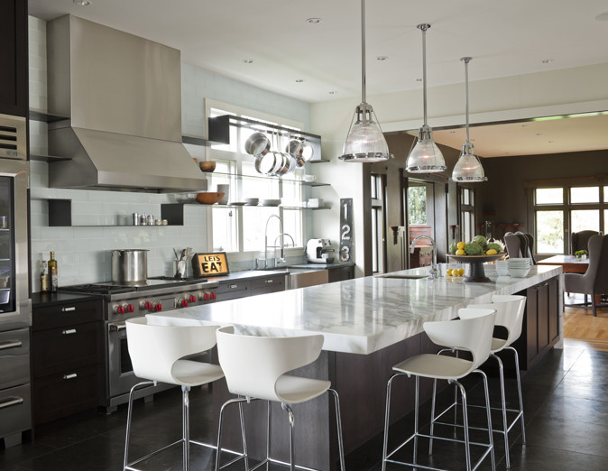 Kitchen Remodeling Long Island
 Long Kitchen Island Contemporary kitchen NB Design Group