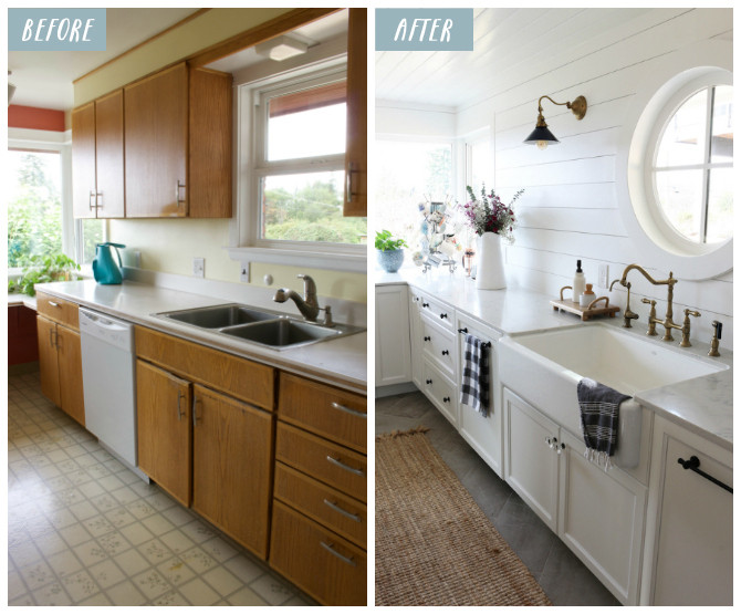 Kitchen Remodels Before And After
 Small Kitchen Remodel Reveal The Inspired Room