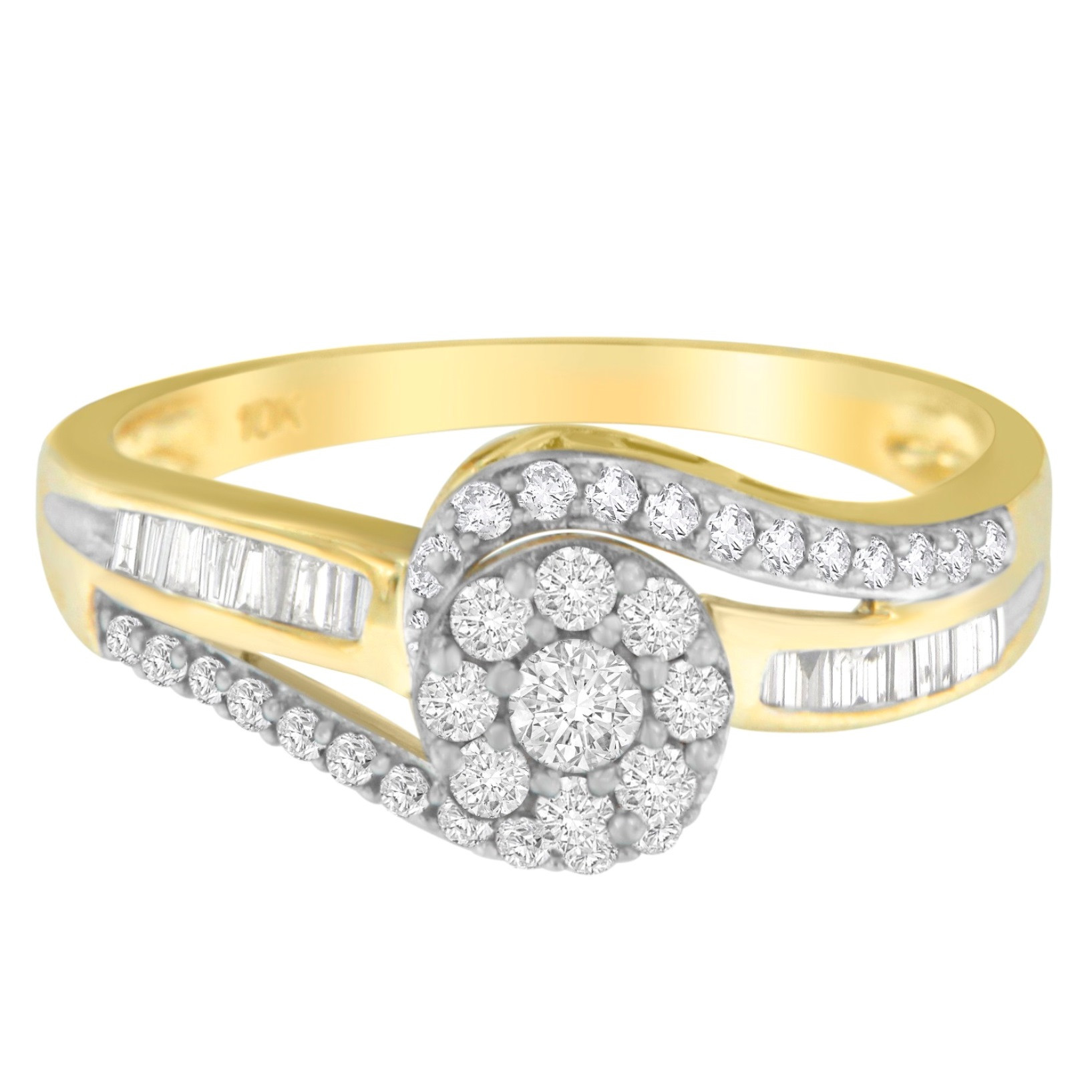 Kmart Wedding Rings
 Gold Baguette Engagement Ring