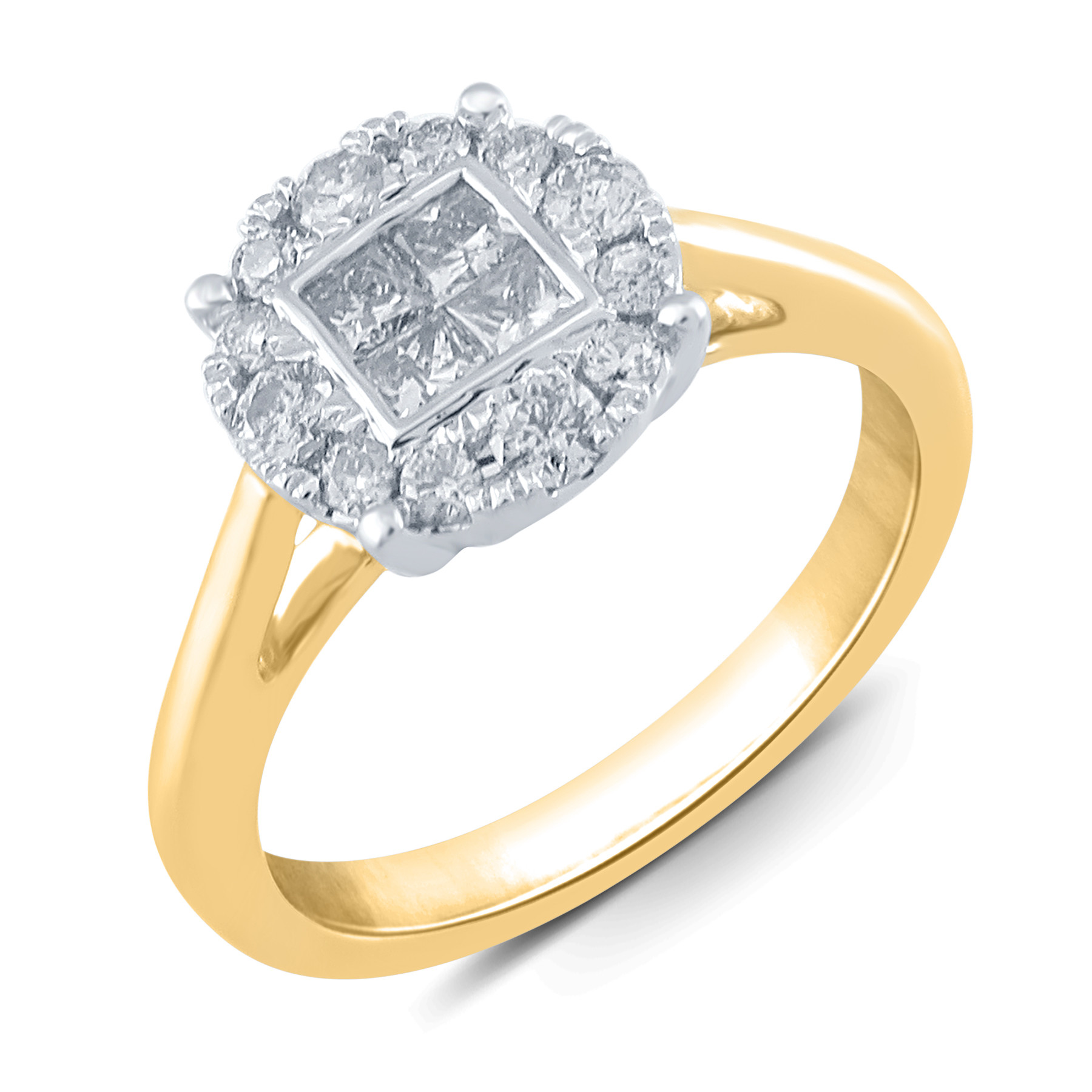 Kmart Wedding Rings
 Halo Diamond Engagement Ring