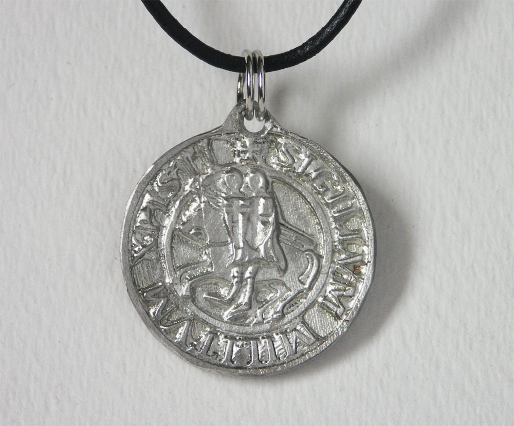 Knights Templar Necklace
 Knights Templar Pendant Pewter Handcrafted Ideal for any