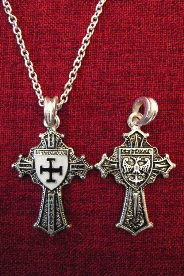 Knights Templar Necklace
 Teutonic Knights Order Knight Cross Me val Templar