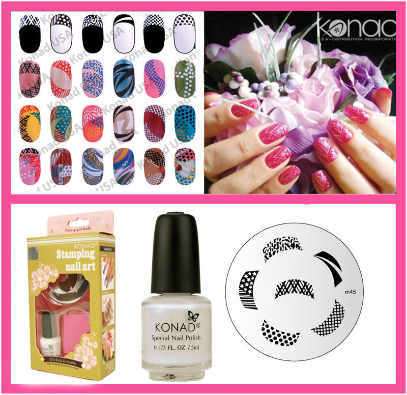 Konad Stamping Nail Art
 Konad Stamping Nail Art Basic Set S Include M45 French