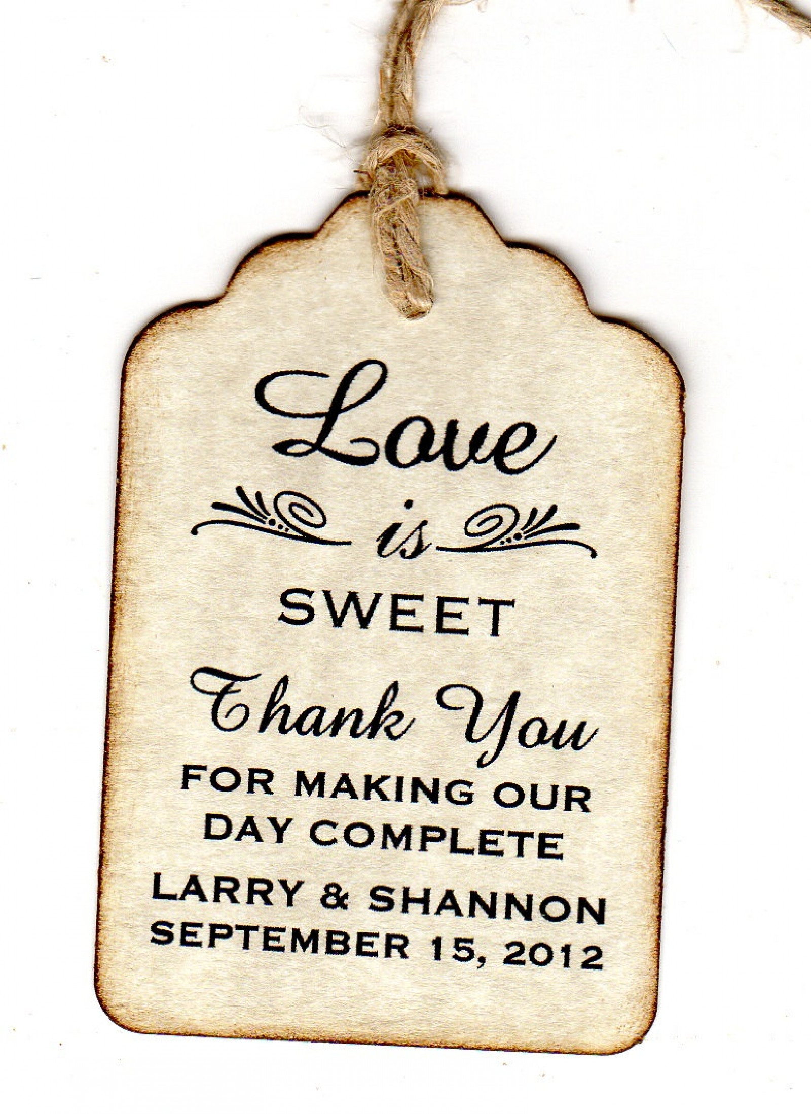 Labels For Wedding Favors
 100 Wedding Favor Gift Tags Place Cards Escort Tags