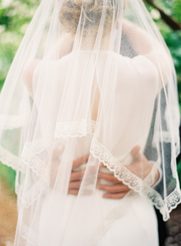 Lace Trim Wedding Veil
 lace trim wedding veil ideas ce Wed
