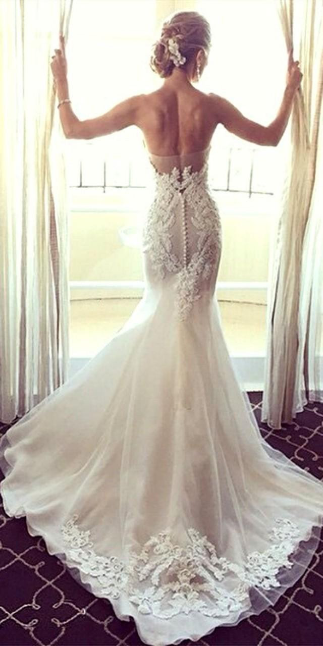 Lace Wedding Dress Pinterest
 These are the 5 most popular wedding dresses on Pinterest