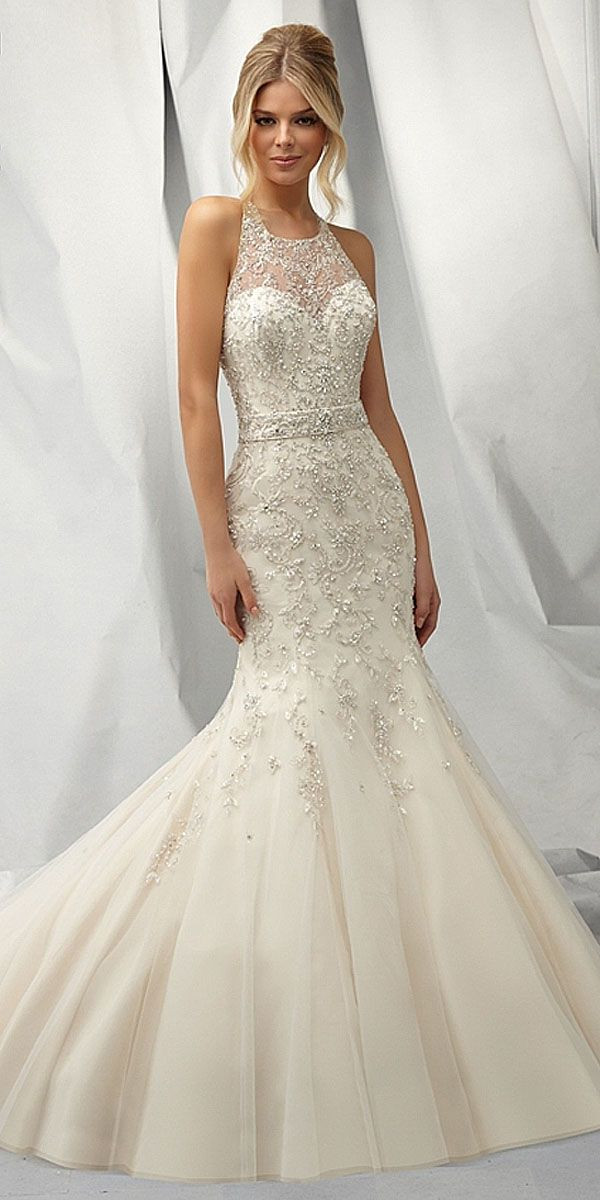 Lace Wedding Dress Pinterest
 Best 10 Mermaid Wedding Gowns Ideas Pinterest Lace