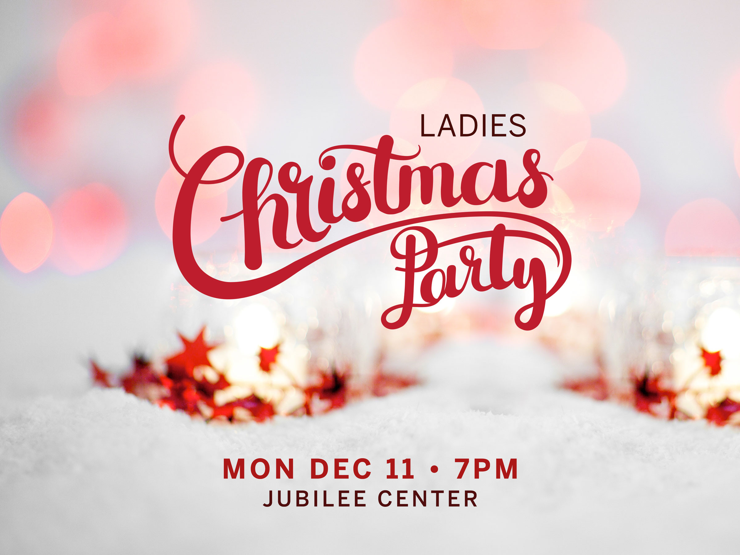 Ladies Christmas Party Ideas
 La s Christmas Party Jubilee Church