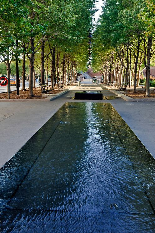 Landscape Fountain Architecture
 Reflecting pools Fountain Battery Park City Manhattan