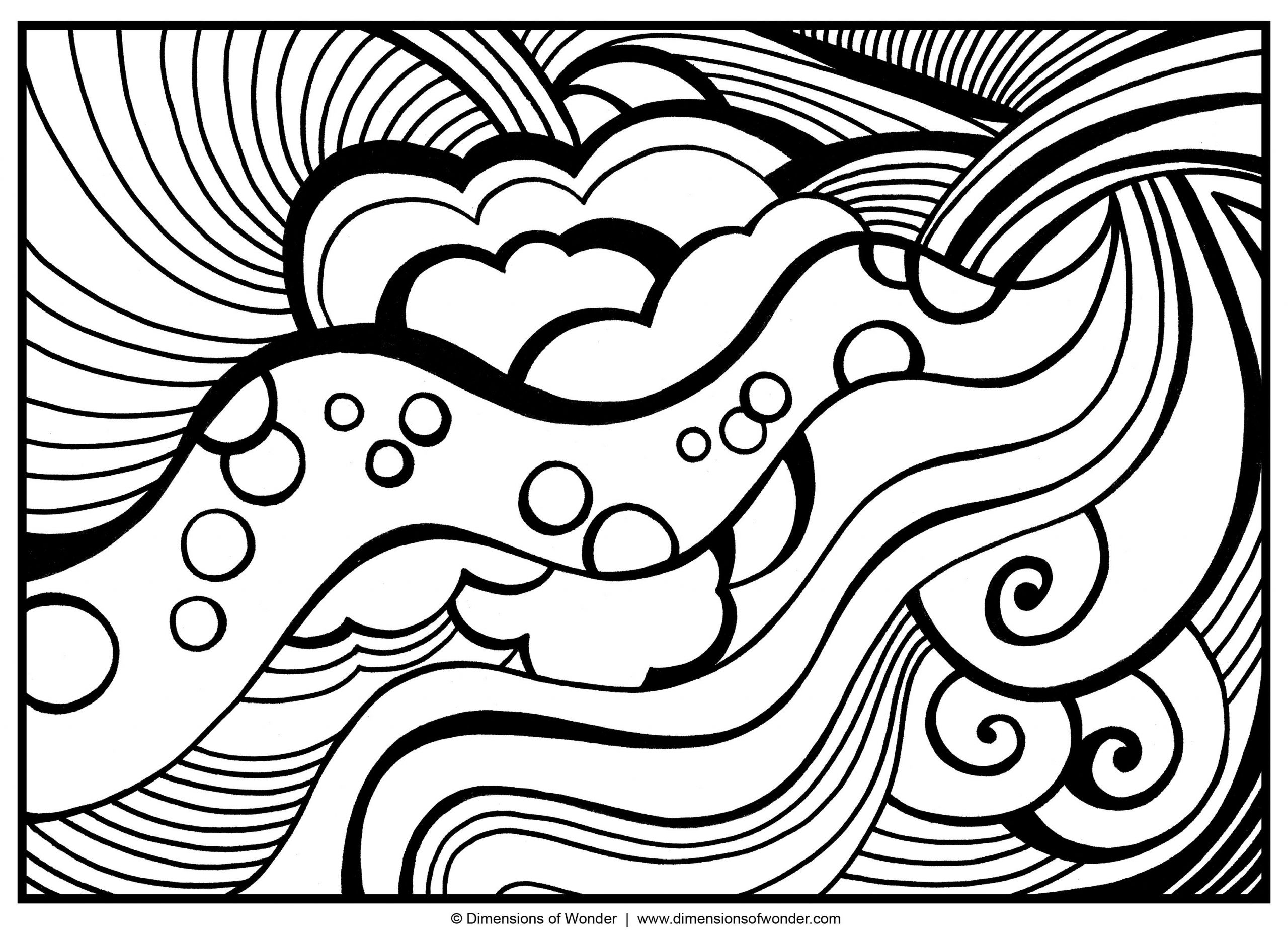 Large Adult Coloring Book
 abstract coloring pages Free