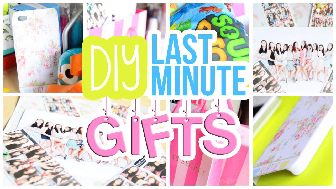 Last Minute Birthday Gift
 Quick Easy & Cheap DIY Last Minute Gifts For Friends Etc