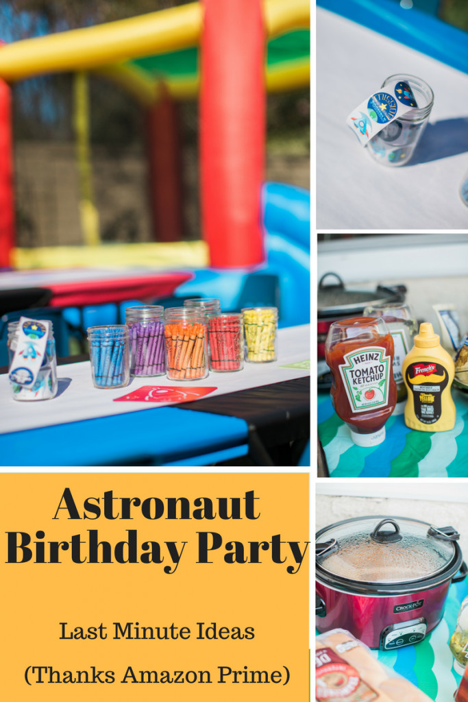 Last Minute Birthday Party Ideas For Adults
 Last Minute Ideas Astronaut Birthday Party Melissa Dell