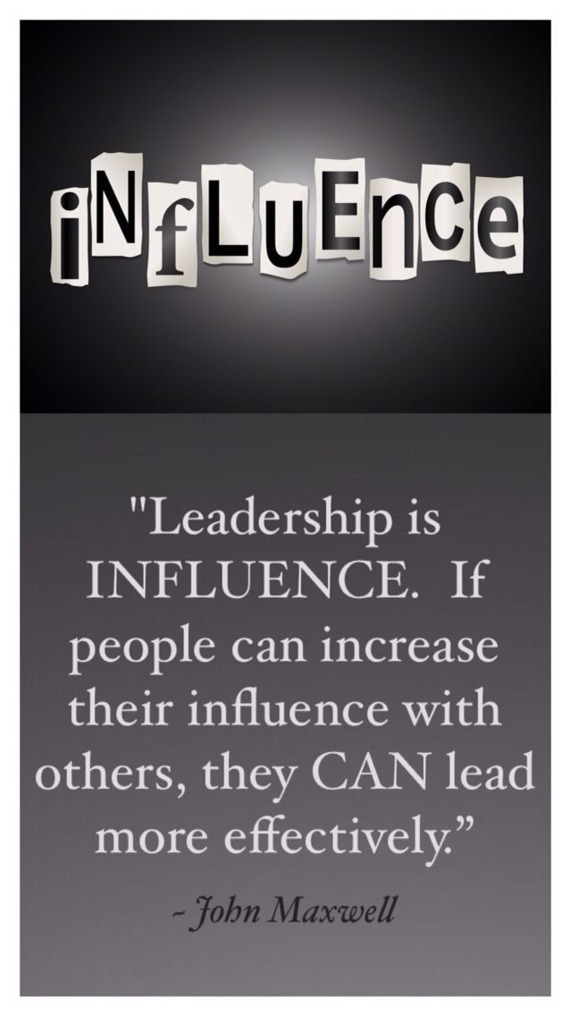 Leadership Is Influence Quote
 “Leadership is influence If people can increase their