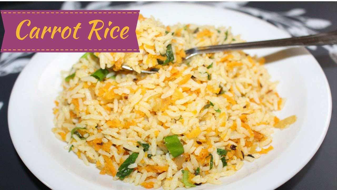 Left Over Rice Recipes Indian
 Quick Carrot Rice Recipe With Leftover Rice Cooked Rice