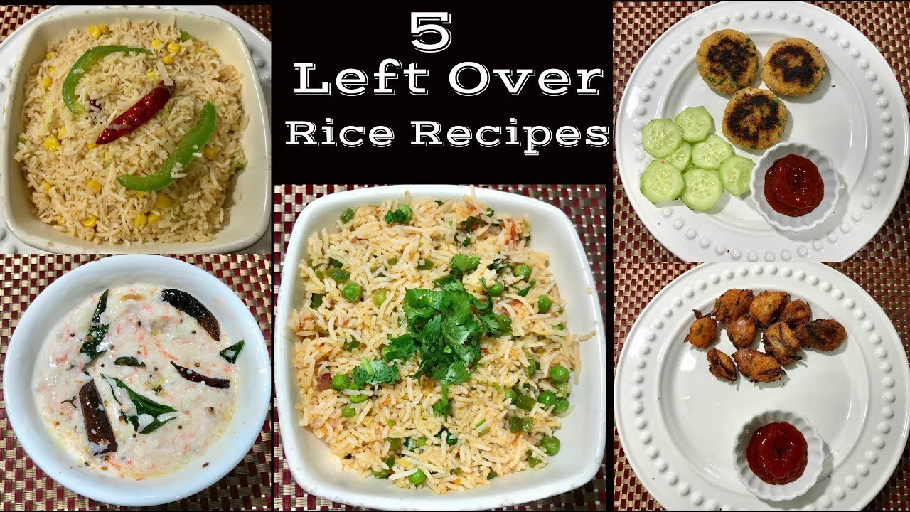 Left Over Rice Recipes Indian
 5 Indian Left Over Rice Recipes