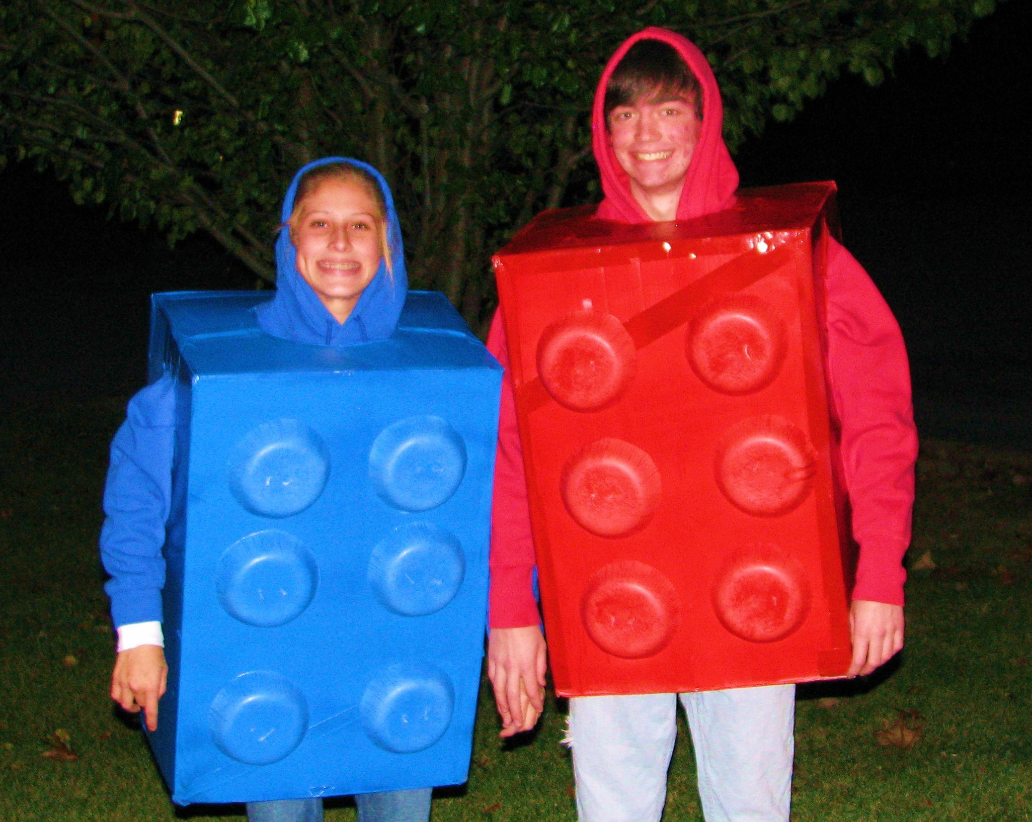 Lego Costume DIY
 LEGO Halloween Costume using recycled materials