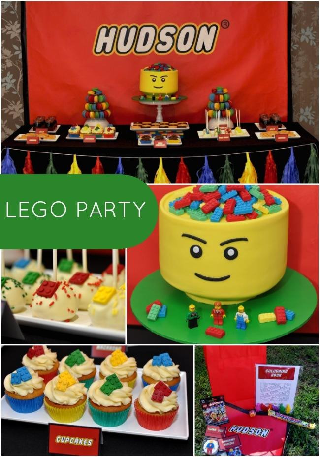 Legos Birthday Party Ideas
 Boy s Lego Themed 5th Birthday Party Spaceships and