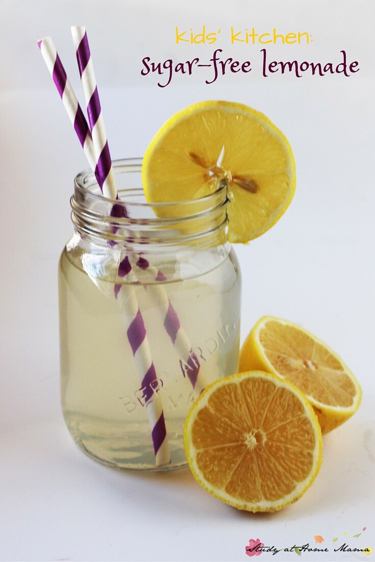 Lemonade Recipes For Kids
 Kids Kitchen Making Sugar free Lemonade Printable Recipe