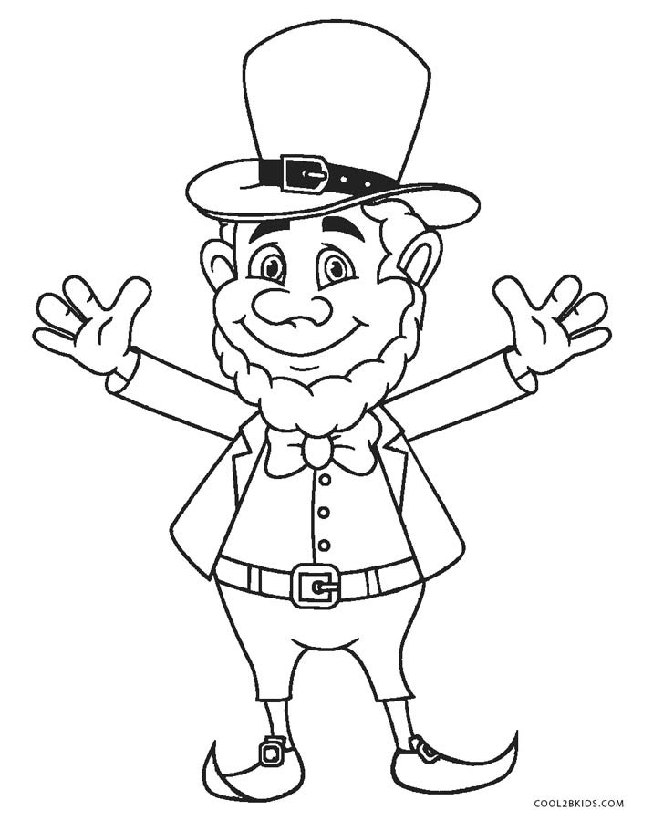 Leprechaun Coloring Pages Printable
 Free Printable Leprechaun Coloring Pages For Kids