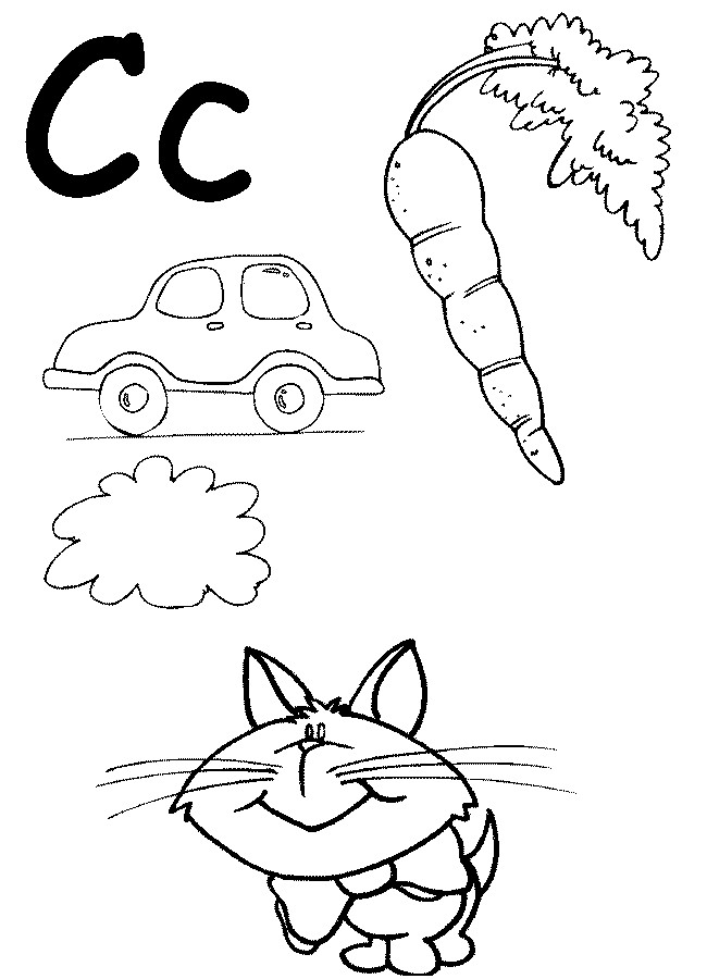 Letter C Coloring Pages For Toddlers
 preschool letter i Colouring Pages page 3