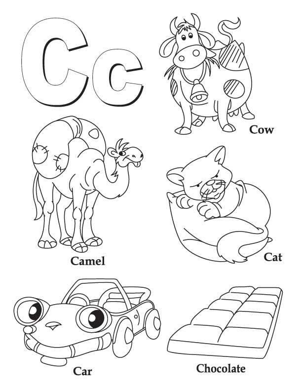Letter C Coloring Pages For Toddlers
 My A to Z Coloring Book Letter C coloring page