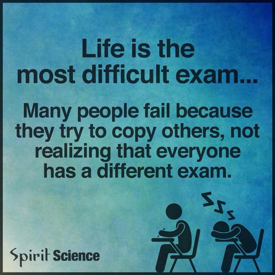 Life Is Difficult Quote
 Life The Most Difficult Exam – R J Nello