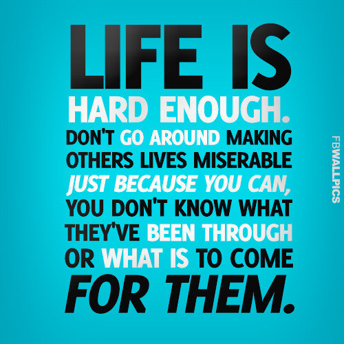 Life Is Difficult Quote
 When Life Is Hard Quotes QuotesGram