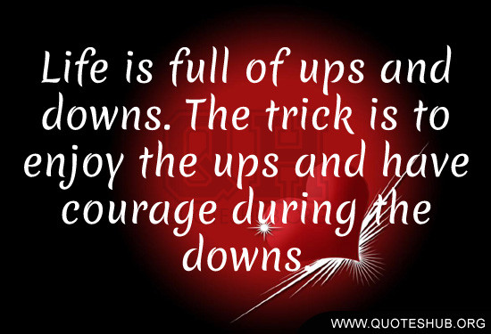 Life Ups And Down Quotes
 Life Is Full Ups And Downs Quotes QuotesGram