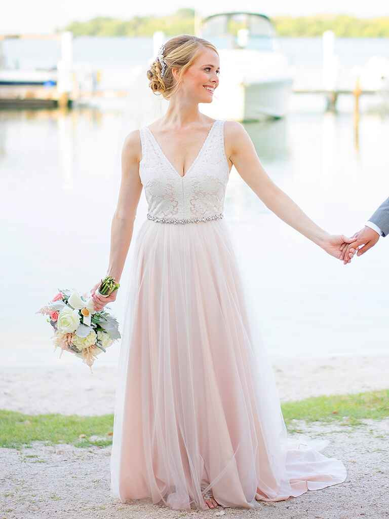 Light Pink Wedding Dresses
 The Prettiest Blush and Light Pink Wedding Gowns