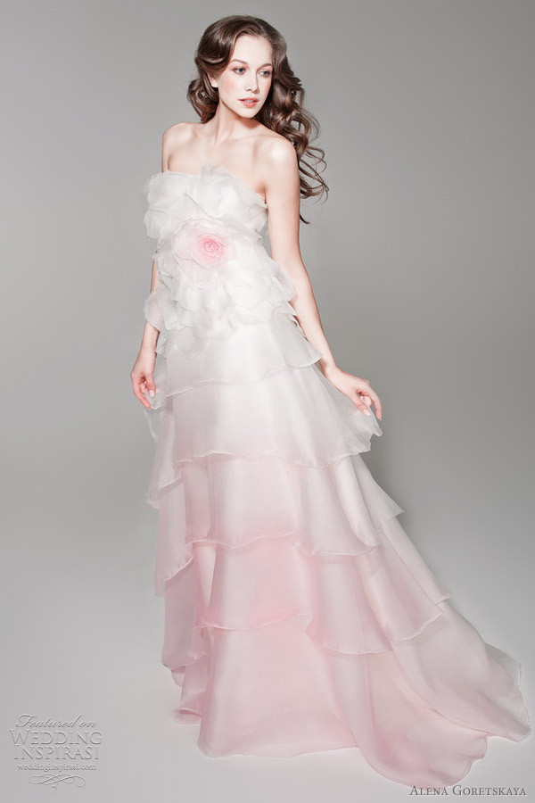 Light Pink Wedding Dresses
 Alena Goretskaya Wedding Dresses 2012