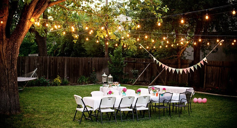 Lighting Ideas For Backyard Party
 HOW TO USE CHRISTMAS LIGHTS FOR A PARTY