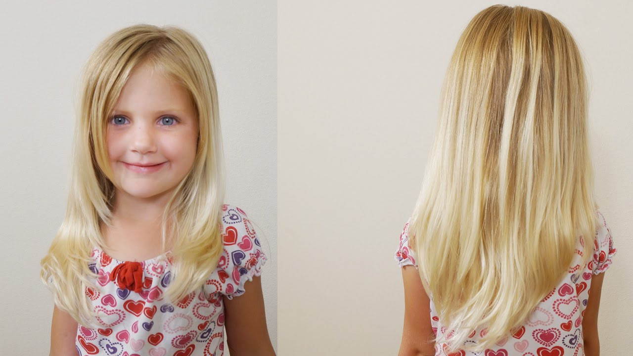 Little Girl Haircuts Medium Length
 How To Cut Girls Hair Long Layered Haircut for Little