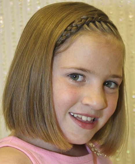 Little Girl Straight Hair Hairstyles
 20 Cute Short Haircuts for Little Girls